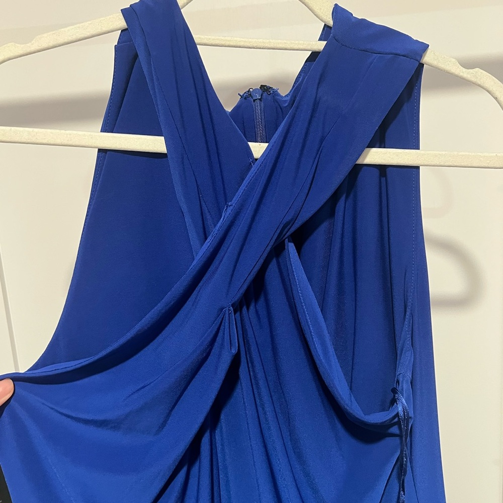 MSK Royal Blue Backless Dress